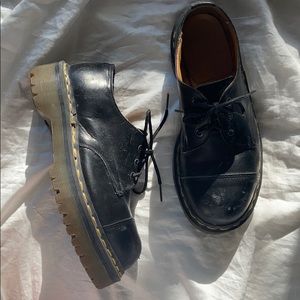Dr. Martens platform shoes :)